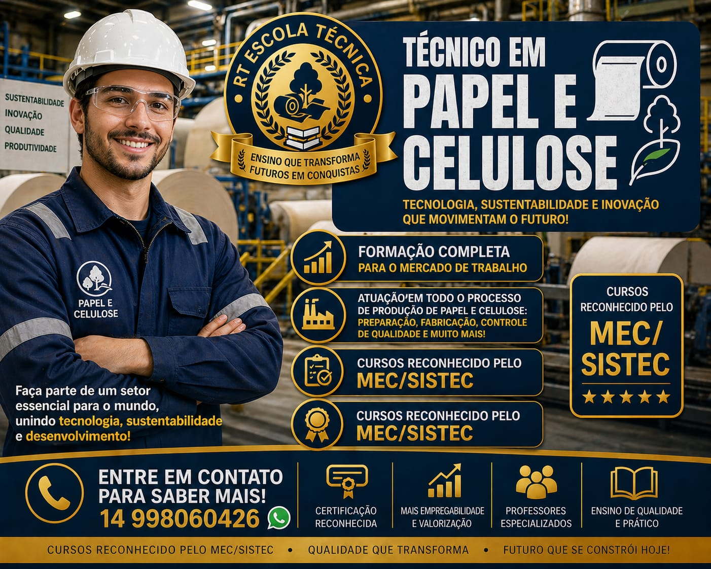Técnico em Papel e Celulose